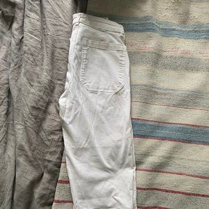 The Utility Barrel Pant (Size: 8, Color: Bone, Inseam: 26 1/2")